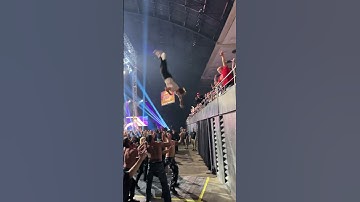 Will Ospreay LEAPS from the balcony onto Don Callis Family on AEW Dynamite!
