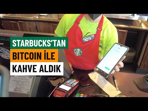 Bitcoin ile Starbucks'tan Kahve Aldık