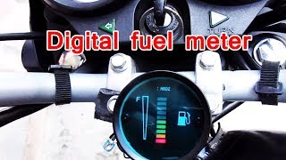 Automobile Motorcycle Modified Fuel Meter LED Display Fuel Level Gauge H1G5 