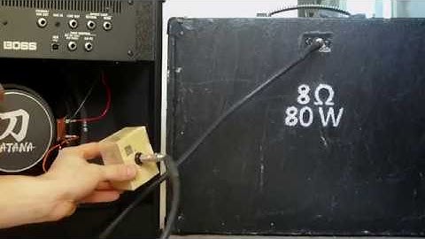 Boss Katana 1x12 Combo - How to connect an External Speaker Cab (does NOT mute the Internal Speaker)