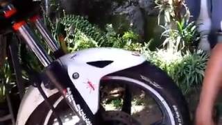 cara pasang lampu tembak u5 u7 di honda cb150r