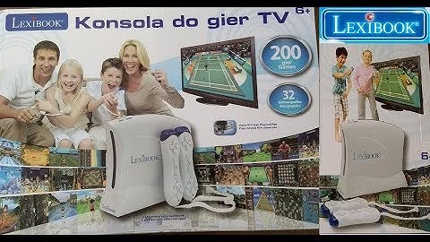 Lexibook TV Games Console Unboxing and Setup | Lexibook Konsola do gier TV