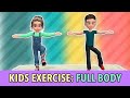 Full body kids workout daily physical activity for children at home