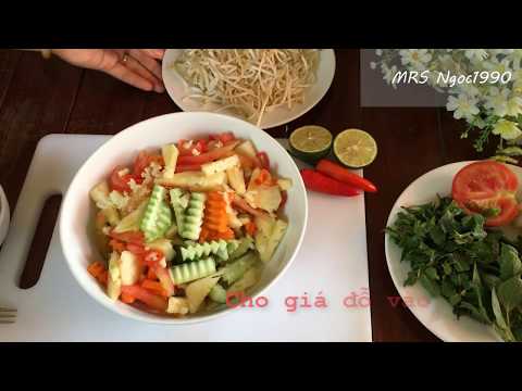 Video: Salad đậu Xanh Với Dưa Chuột