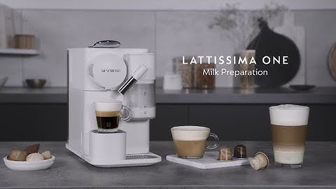Nespresso Lattissima One - Milk-based beverages preparation