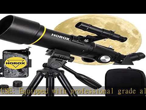 Telescope for Adults & Kids, HOROX 70mm Aperture 400mm Refractor Telescope for Astronomy Beginners,