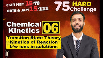 Chemical Kinetics | Part 06 | 75 Hard Challenge | IIT JAM | CSIR NET | IIT GATE 2024 | Vigyan Vriksh