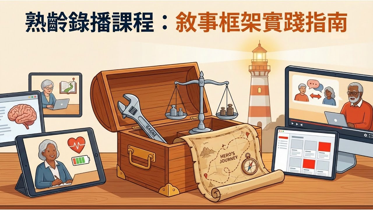 「熟齡錄播課程：敘事框架實踐指南」課程簡介