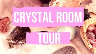 CRYSTAL ROOM TOUR // My Mineral & Gemstone Collection