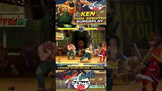 KEN 💥MATCH IN FRONT OF MAD GEAR GANG IN STREET FIGHTER ALPHA 2 | TAS | TOOL ASSISTED SUPERPLAY