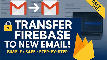 Transfer firebase project from one email to another | change email of firebase project
