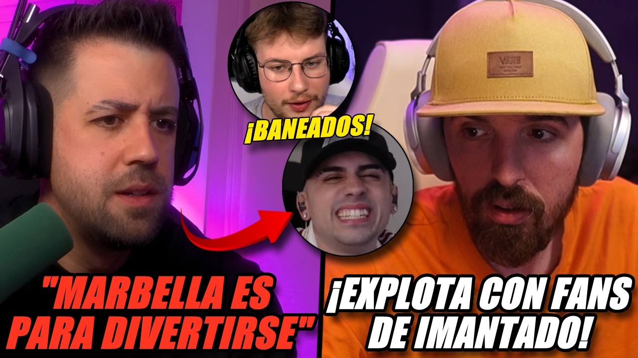 AURON DEFIENDE a IMANTADO Y AXOZER BANEADOS De MARBELLA!😱 JACKY EXPLOTA Contra FANS De IMANTADO!