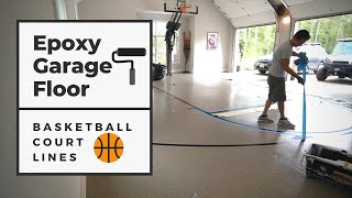 Building a Basketball Court in a Garage with an Epoxy Floor