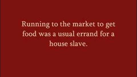 House Slavery