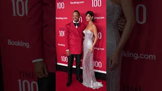 Maura Higgins and Terrence J arrive in style to the Time100 Gala.