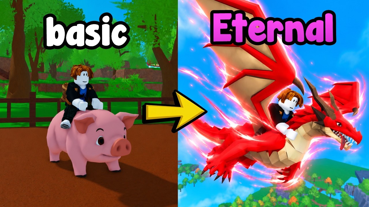 Went From Noob To Master In Roblox Ride A Pet!