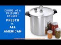 Choosing a Pressure Canner: Presto vs All American