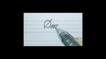 Name of Devanshi write ✍️ in beautiful cursive style.||. Comment your name to write a name.