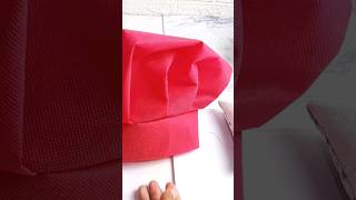 Tutorial menjahit topi koki #topikoki #hat #chefhat #diyhat