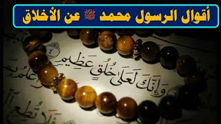 أقوال الرسول محمد ﷺ عن ‏الأخلاق