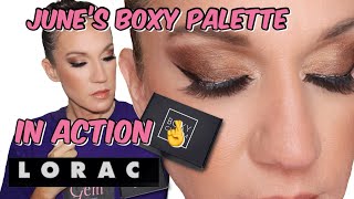 June's Boxycharm Palette by Lorac Tutorial