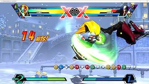 umvc3 zero midscreen lightning loops