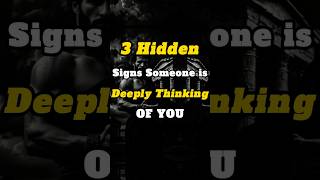 3 Hidden Signs Someone is Deeply Thinking of You #stoicism