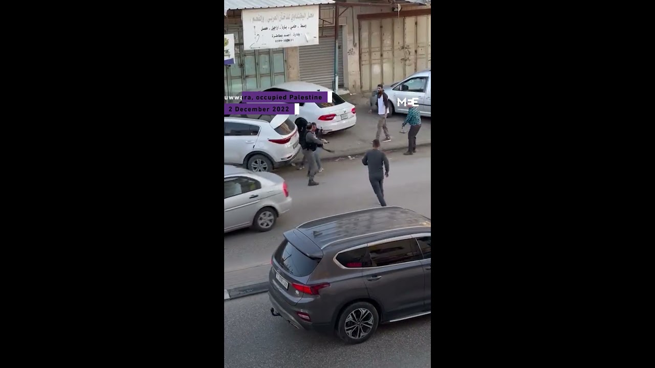 Thumbnail of Israeli soldier kills Palestinian at point-blank range during scuffle in Huwwara