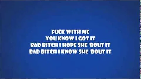 Jay Z - Fuck With Me You Know I Got It (Lyrics) Feat. Rick Ross - Official -