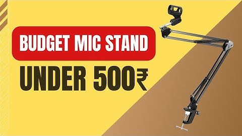 Budget Mic Table Stand Under 500 ₹ (Audio Array AA-05)