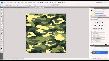 Tutorial Layers : adding camo texture on Photoshop