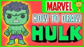 Hulk Drawing From Avengers 4 Эндшпиль | Easy Marvel Funko POP Рисунок
