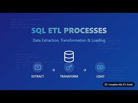 SQL ETL Tutorial for Beginners: Extract, Transform, Load with SQL!