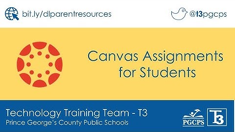 PGCPS Canvas Assignments for Students
