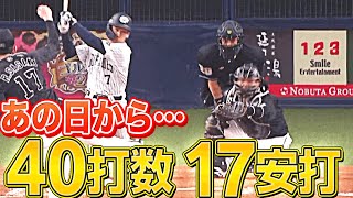 【あの日から…】吉田正尚『40打数17安打（2三振）』