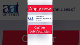 AAT Sri Lanka- Cashier Job Vacancies 2024 #jobvacancy #cashiers #privetjob