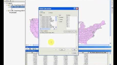 Lab 7-3 Field Calculator to Compute Attributes