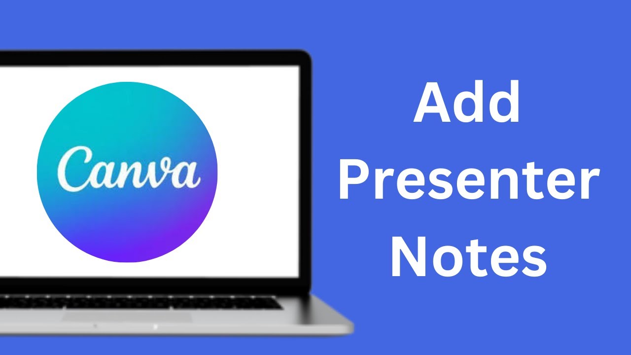 How To Add Presenter Notes In Canva - YouTube