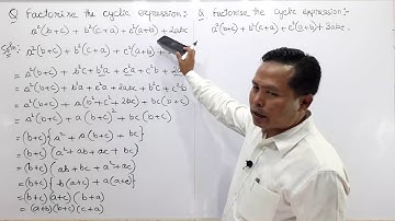 MATHS X 3001B factorisation factorise a^2(b+c) + b^2(c+a) + c^2(a+b) + 2abc or 3abc