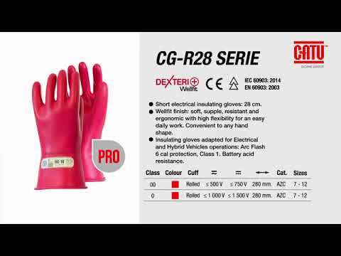 Electric Shock Proof Rubber Hand Gloves of Test Volts 33000