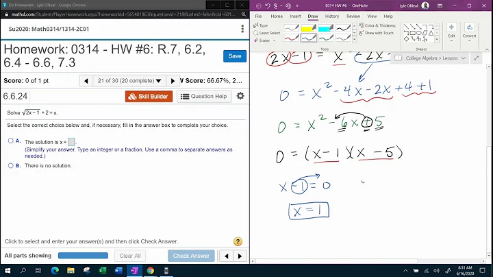 College Algebra Coreq - HW 7: Question 4 - MyLab Math