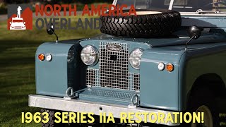 1963 Land Rover Series IIA Full Restoration NAO # 048