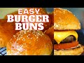 Easy Burger Buns in 45 minutes - Easiest Burgers from scratch