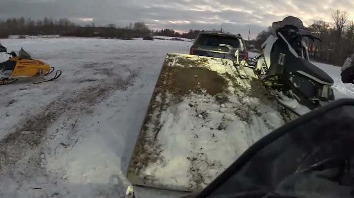 The Correct Way To Load A Snowmobile On A Tilt Trailer