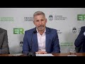 Frigerio anunció un programa para cuidar el salario y la capacidad económica de empleados públicos