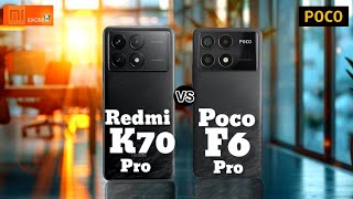 Redmi K70 Pro vs Poco F6 Pro - YouTube