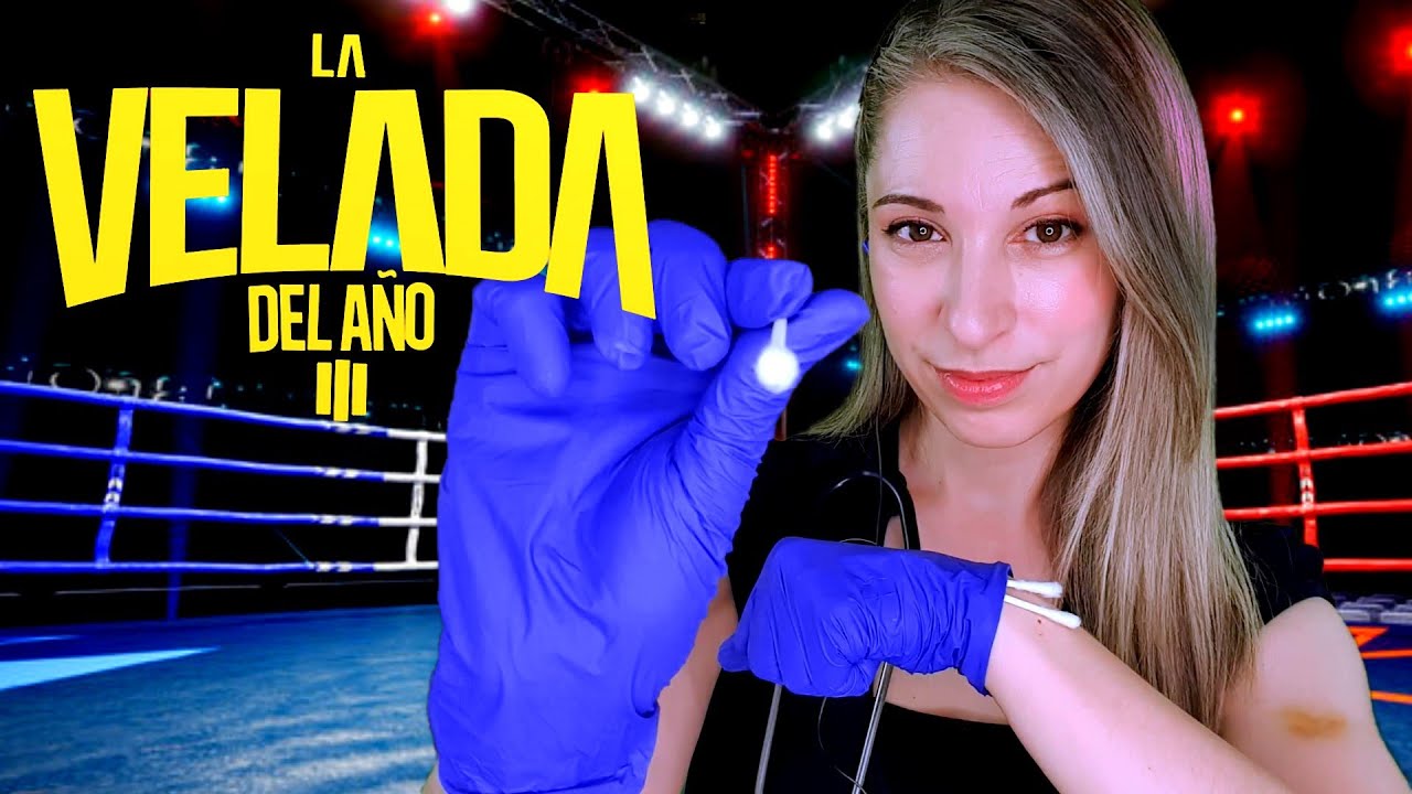 🥊Médico (UFC) en la VELADA DEL AÑO | ASMR Español | Roleplay médico
