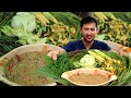 Eating delicious khmer traditional food toek kroeung recipes