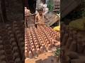 This is How Clay Tea Cups are Made in India 😱 #shortsvideo #pottery