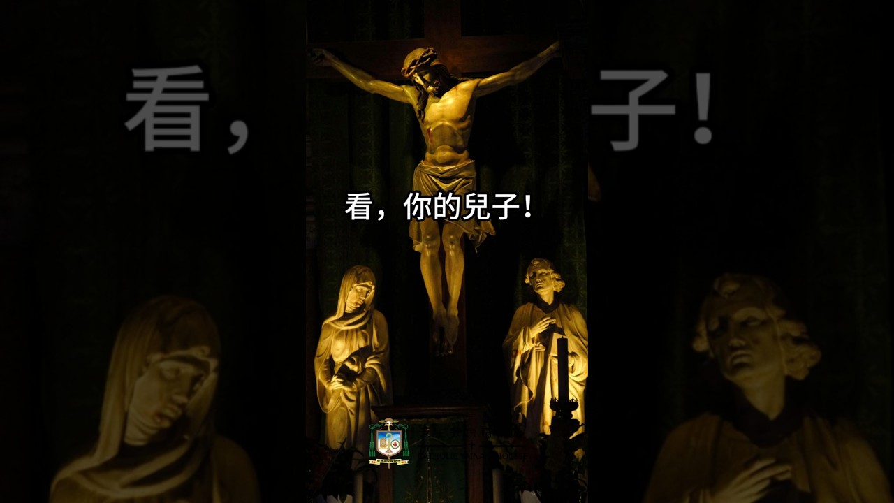 09/15 痛苦聖母紀念- 恭讀聖若望福音　19:25-27  聖子高懸十字架上，慈母悲傷立其旁。